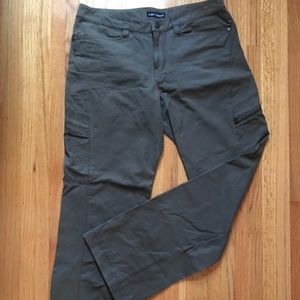 Arc'teryx women's olive green hiking pants, size 8